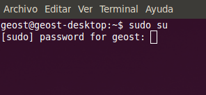 Captura de pantalla de terminal en Ubuntu