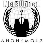 Logo de anonymous haciendo referencia a MegaUpload